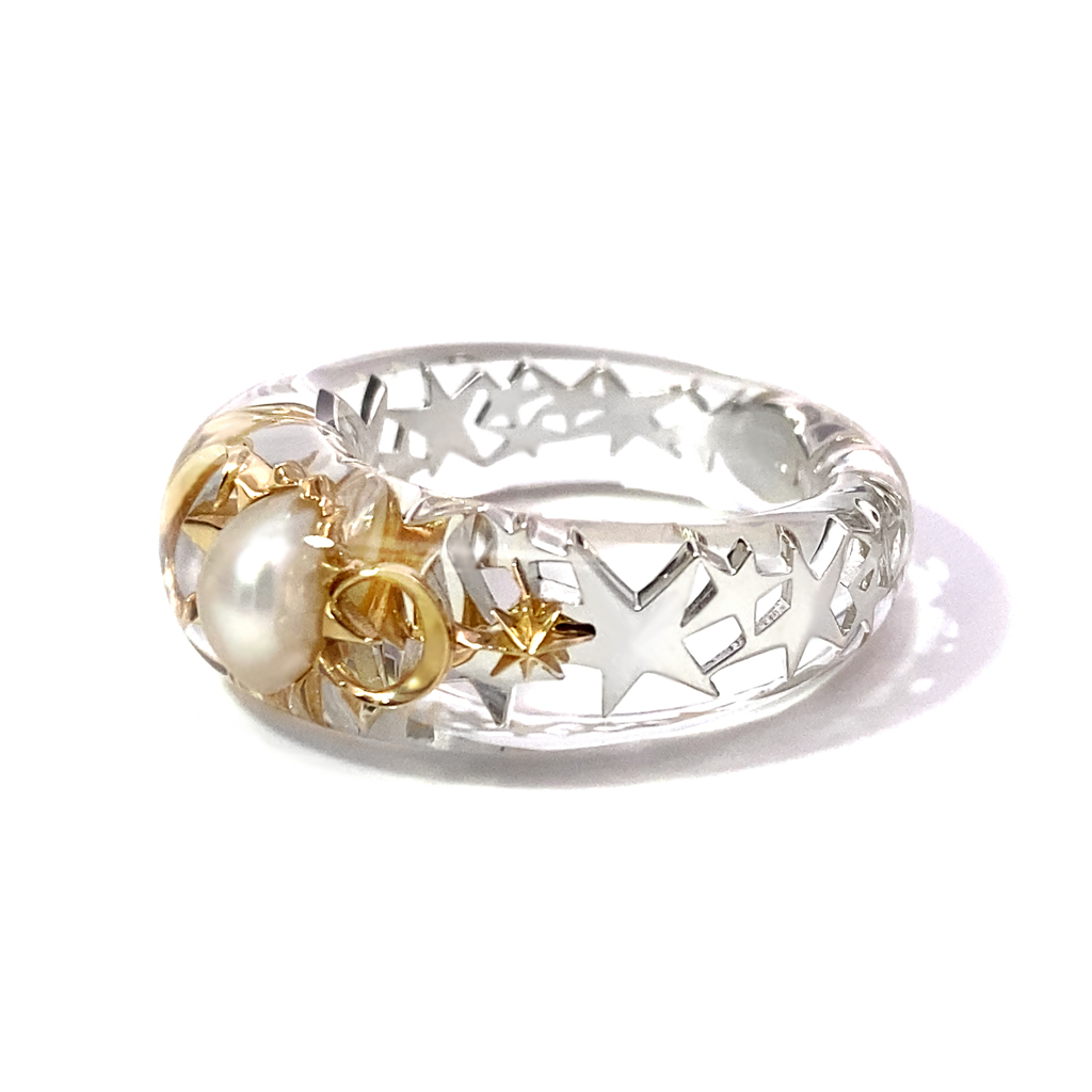 CLEAR CELESTIAL RING(2SR1510)SV925/K10 リング｜スタージュエリー