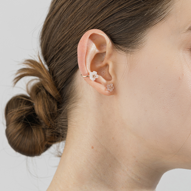 SAKURA2026 PIERCED EARRING (S/片耳用)(2JP1114)K10 ピアス｜スター