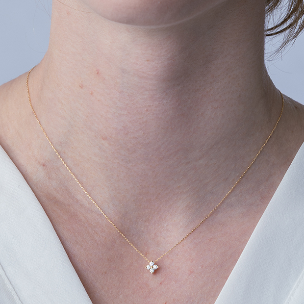 BRIGHTEST STAR DIAMOND NECKLACE(MS)(2ZN2478)K18 ネックレス｜スター