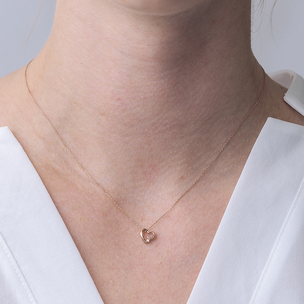 HEART MOON NECKLACE(2JN1053)K10 ネックレス｜スタージュエリー公式