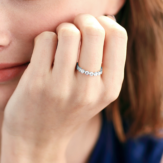 DIAMOND ETERNITY RING(1XR0581)Pt950 リング｜スタージュエリー公式