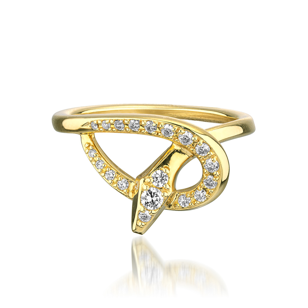 DIAMOND PYTHON RING(1ZR1243)K18 リング｜スタージュエリー公式