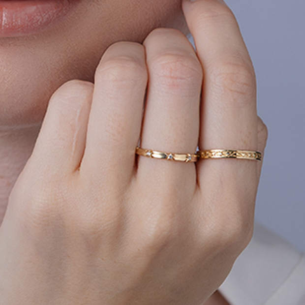 DIAMOND STAR RING(2JR0367)K10 リング｜スタージュエリー公式