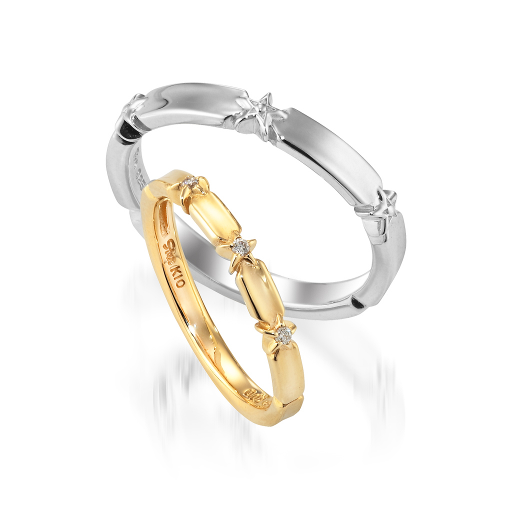 DIAMOND STAR RING(2JR0367)K10 リング｜スタージュエリー公式