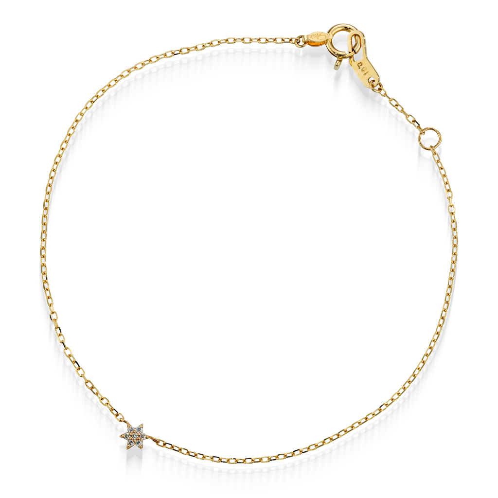 DIAMOND SKINNY BRACELET(2JU0363)K10 ブレスレット｜スタージュエリー
