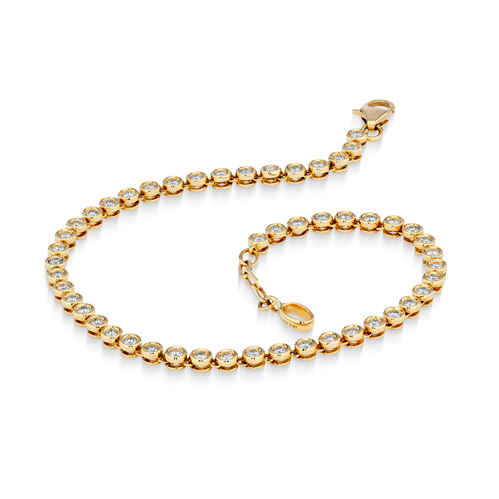 DIAMOND LINK BRACELET(1ZU0484)K18 ブレスレット｜スタージュエリー