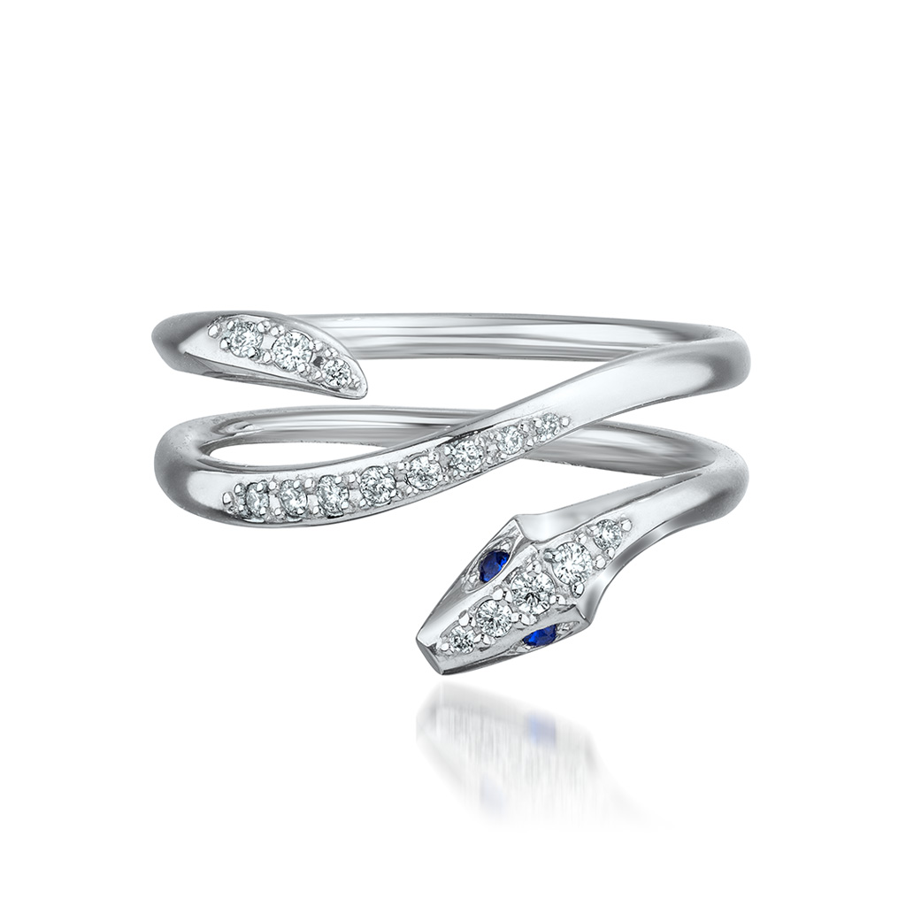 DIAMOND PYTHON RING(1XR0601)Pt950 リング｜スタージュエリー公式