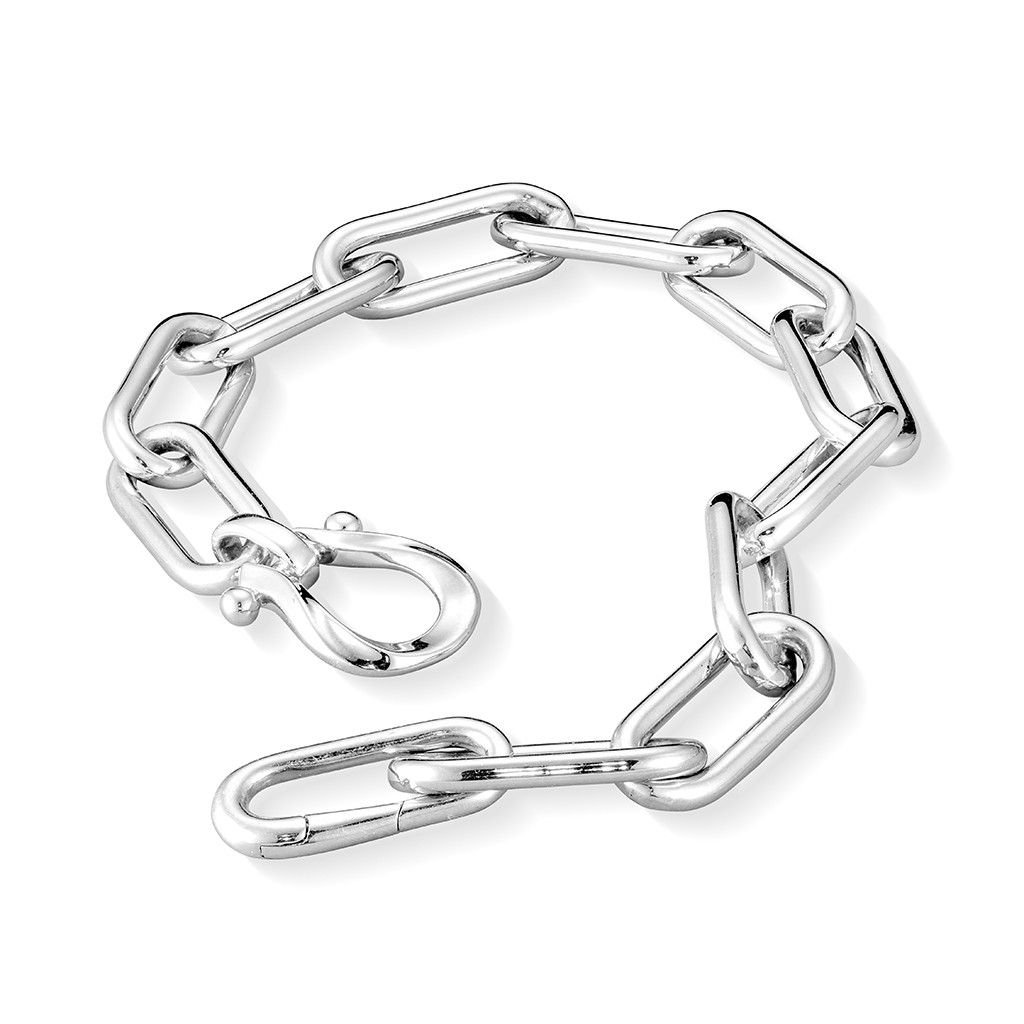 BUCKLE CLIP CHAIN BRACELET(19.5cm)(2SU0990)SV925 ブレスレット