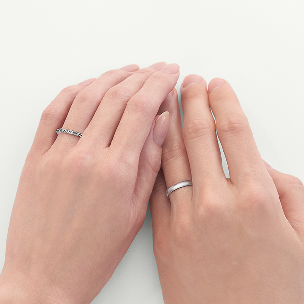 Premium Eternity Ring」Half(L)(2PR0530-1)Pt950 リング｜スター