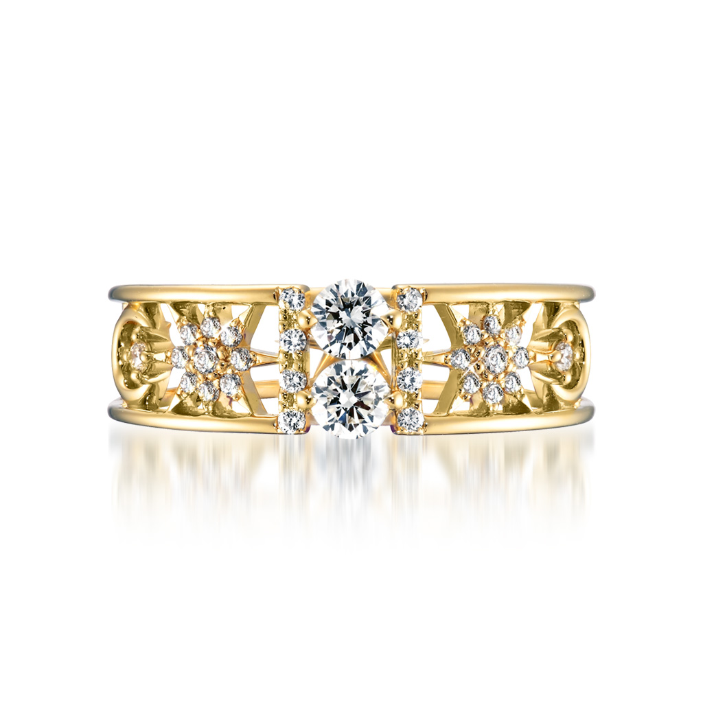 MOON & SUN RING(1ZR1171)K18 リング｜スタージュエリー公式オンライン