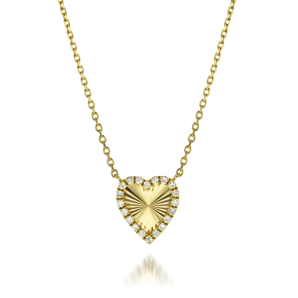 ETCHED HEART NECKLACE(2JN1173)K10 ネックレス｜スタージュエリー公式