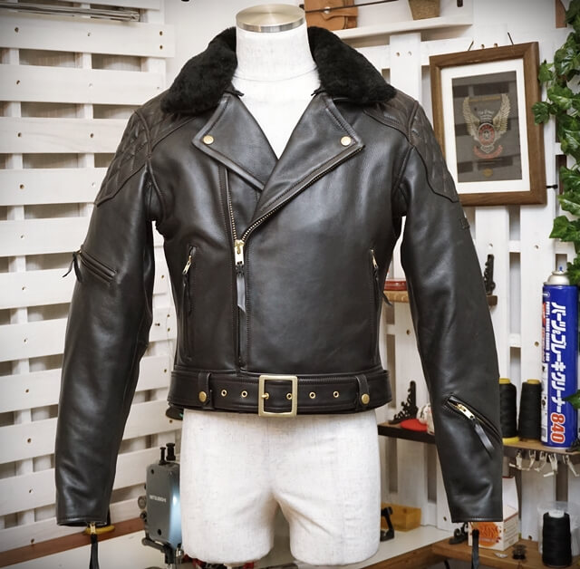 ヴィンテージ レザージャケット ブラック 本革 バイカー タロンジップ