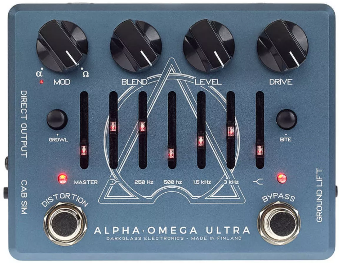 Darkglass Alpha·Omega Ultra V2 (Aux-In) Bass Preamp Overdrive