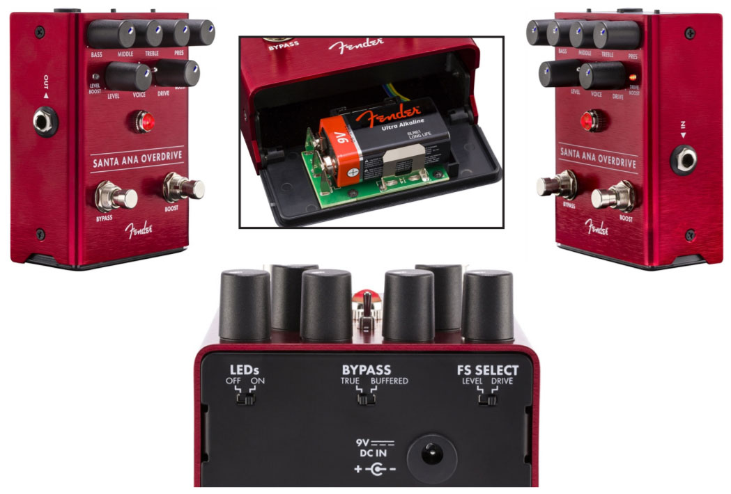 Fender Santa Ana Overdrive Overdrive, distortion & fuzz effect pedal