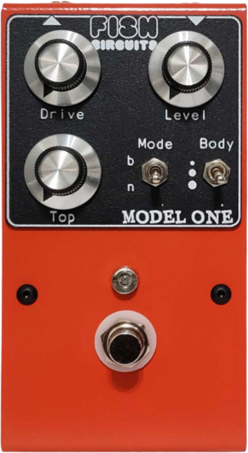 Fish circuits MODEL ONE OVERDRIVE ORANGE Overdrive, distortion