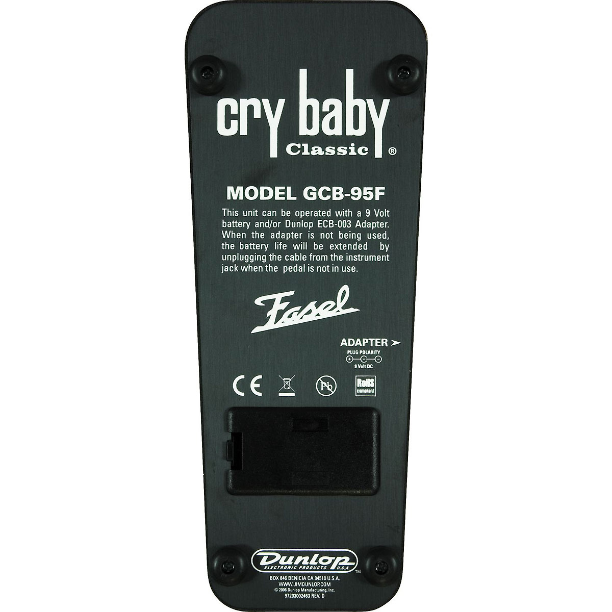 Jim dunlop Cry Baby Classic GCB95F Compressor, sustain & noise