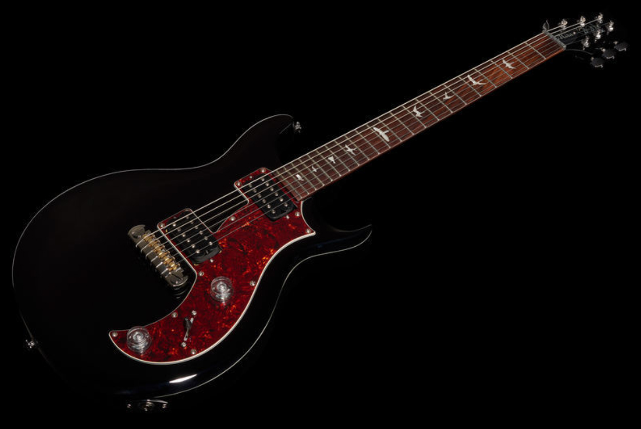 Prs SE Mira 2021 - black Double cut electric guitar