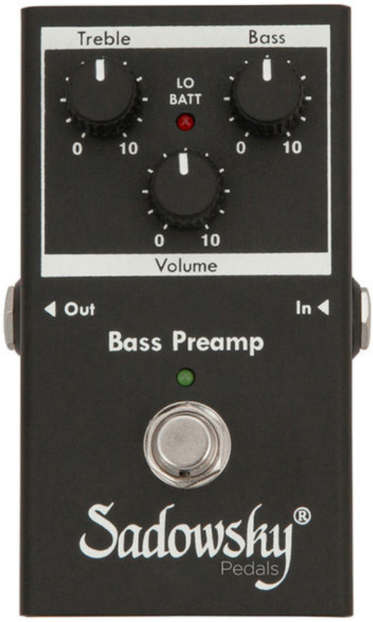 Sadowsky SBP-2 Preamp Pedal Bass preamp