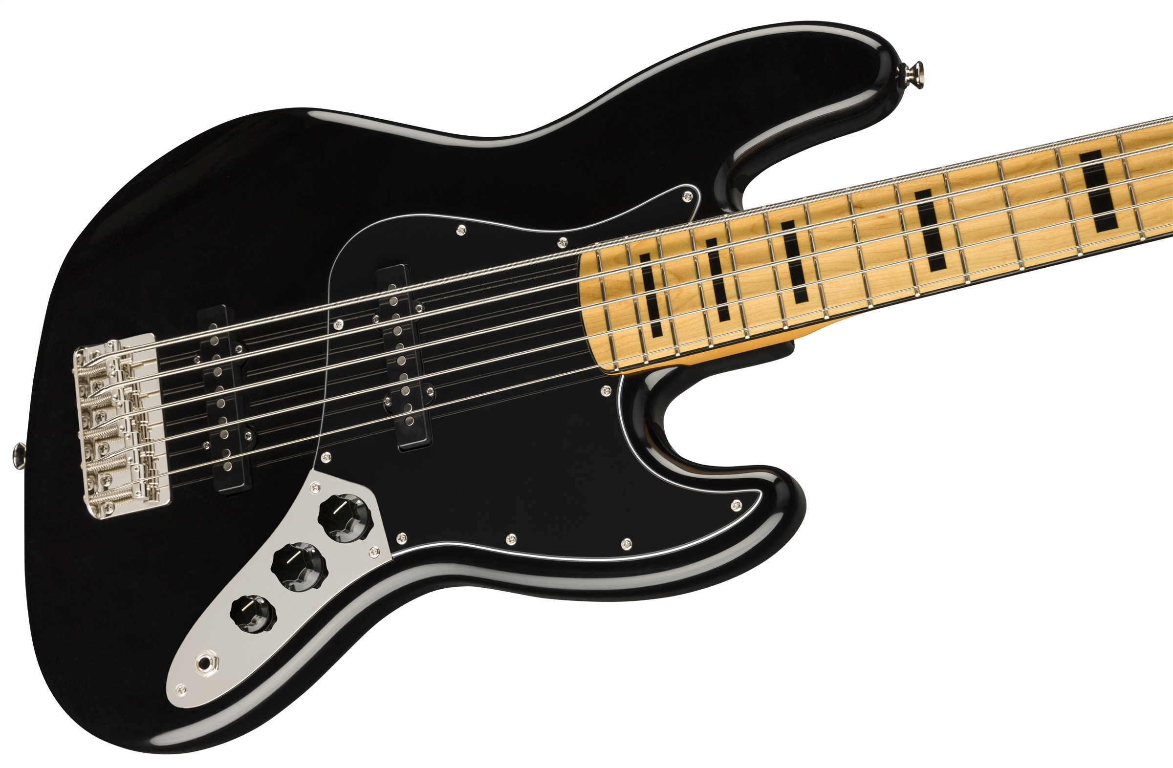 Squier Classic Vibe '70s Jazz Bass V (MN) - black Solid body