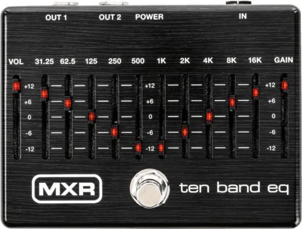 Mxr Ten Band EQ M108S Ltd - Black Compressor, sustain & noise gate