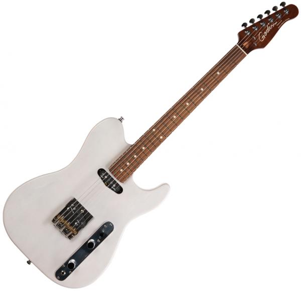Godin Stadium HT (RW) - trans white Tel shape electric guitar