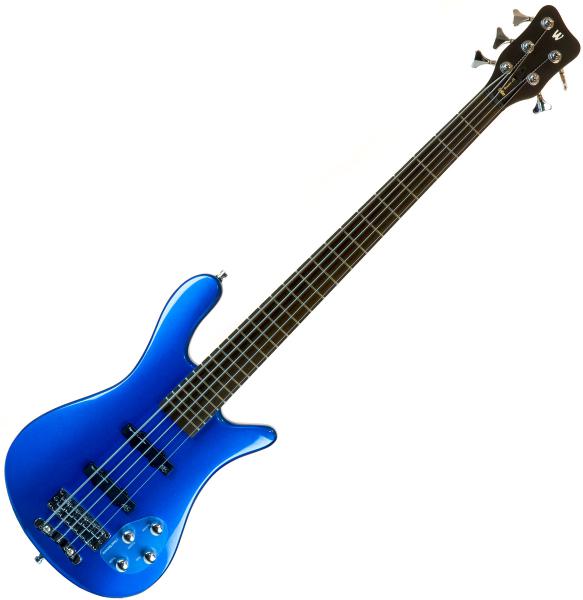 Warwick Rockbass Streamer LX 5 String +Bag - blue metallic Solid