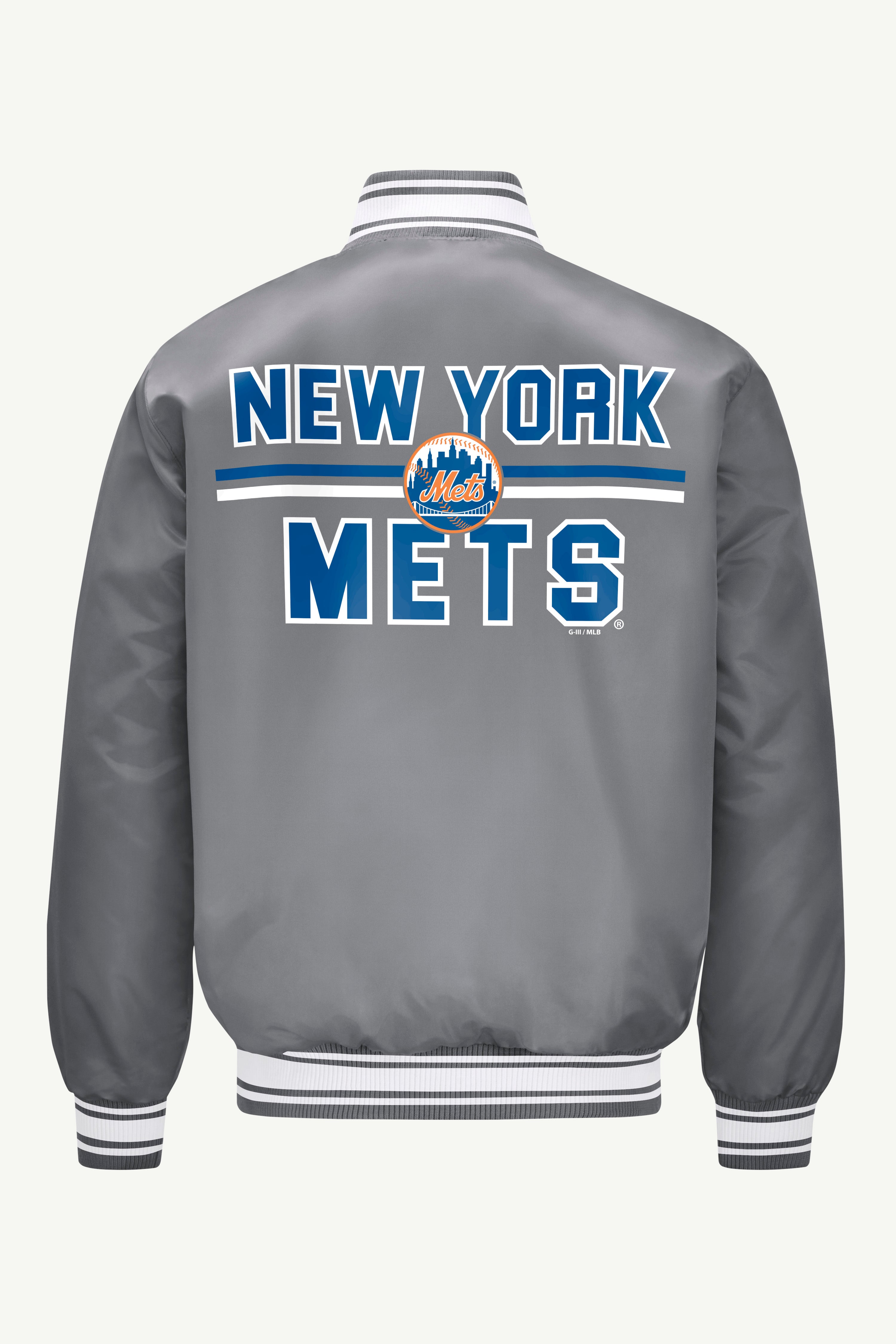 Mens New York Mets Satin Varsity Jacket | MLB | Starter