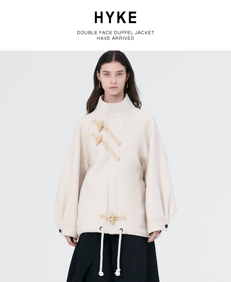 HYKE＞ダッフルジャケットが入荷 | st company online store 入荷案内