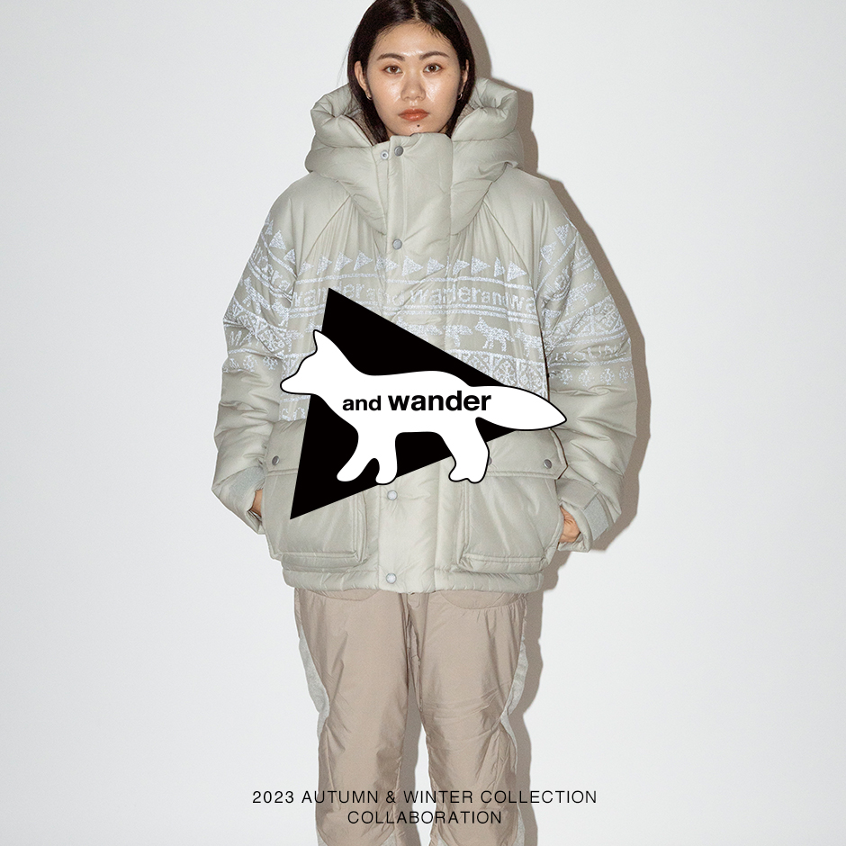 MAISON KITSUNÉ × and wander / 2023AW | st company online store