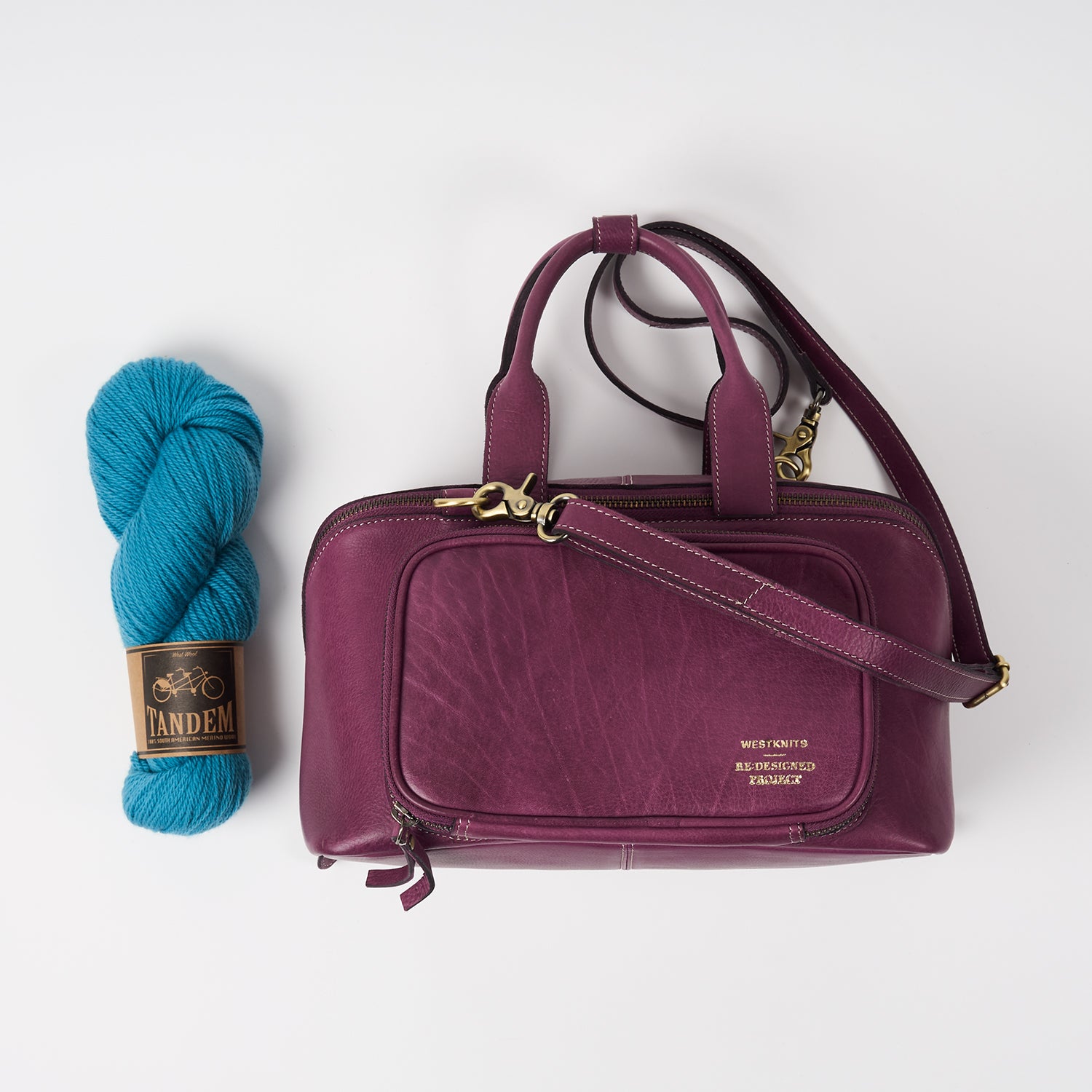PROJECT 39 - AUBERGINE - CROSSBODY PROJECT ORGANISER - Stephen