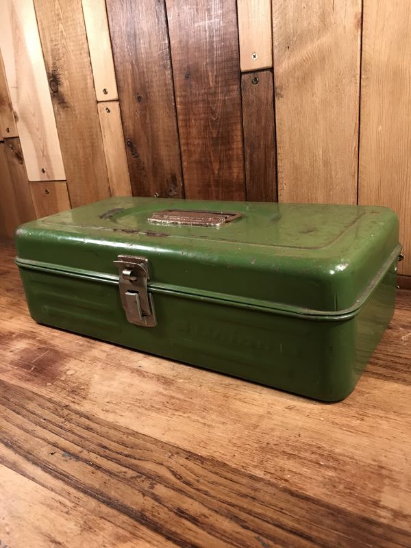 Union Green Metal Tool Box ツールボックス ビンテージ 工具箱 50〜60