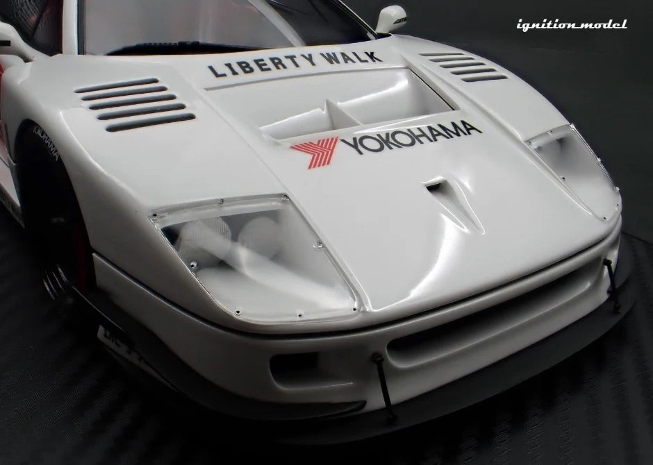 Ignition-Model 2023 Ferrari F40 LBWK LB-Works 40 Japan White 1:18