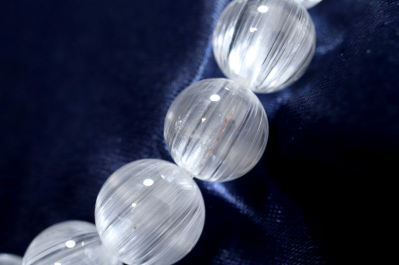 一点物】 ブレス ニードルイントパーズ 丸 約9.5mm ブラジル産 勇気