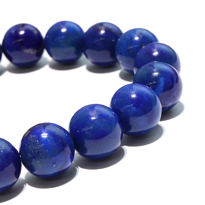ブレス ラピスラズリ＜アフガニスタン産＞ 丸 約10mm 邪気を払う 判断