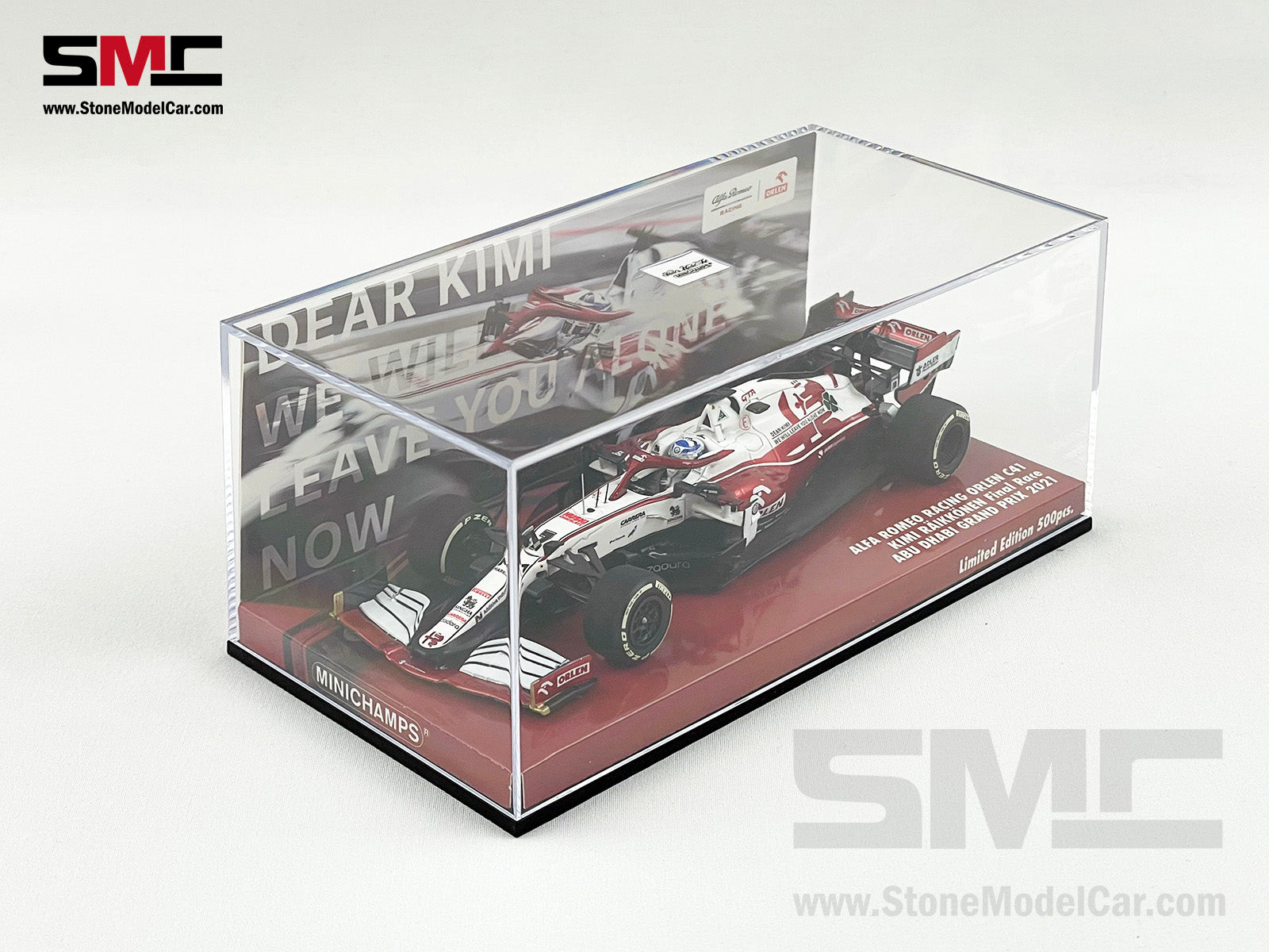 Alfa Romeo Saubar F1 C41 Kimi Raikkonen Abu Dhabi 2021 Last Race 1