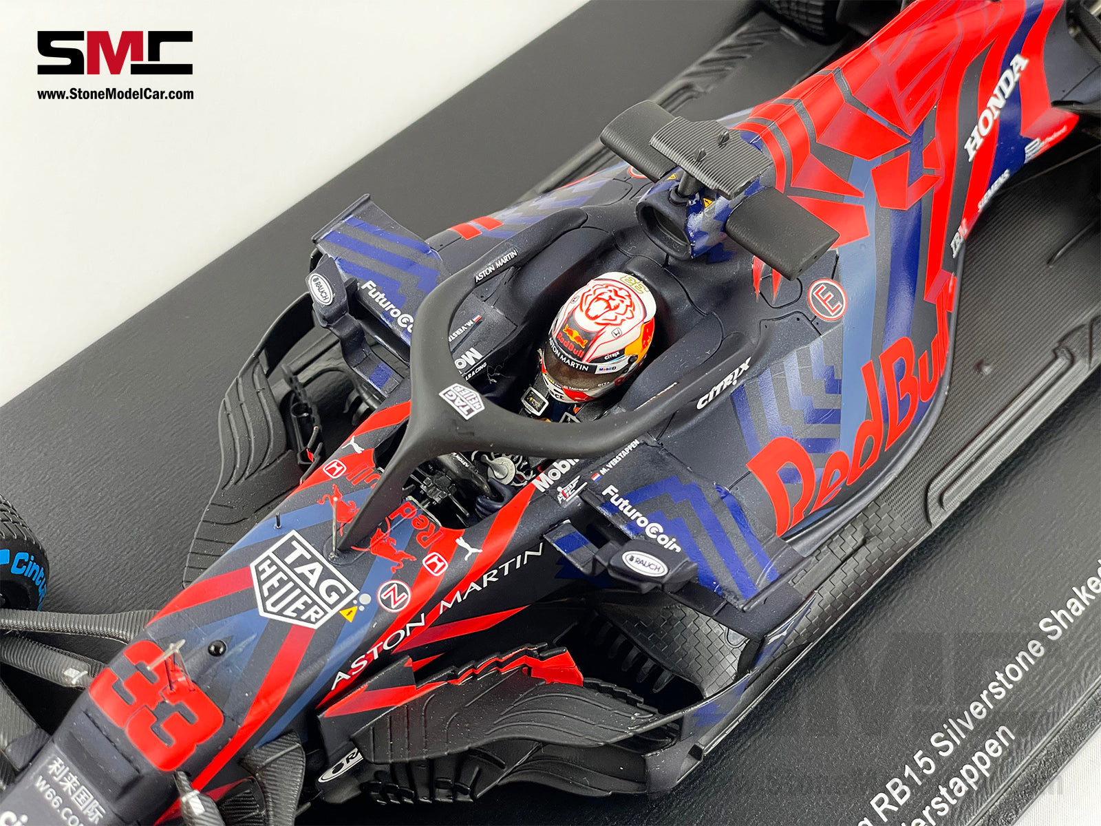 1:18 Spark Red Bull F1 RB15 33 Max Verstappen Silverstone Circuit