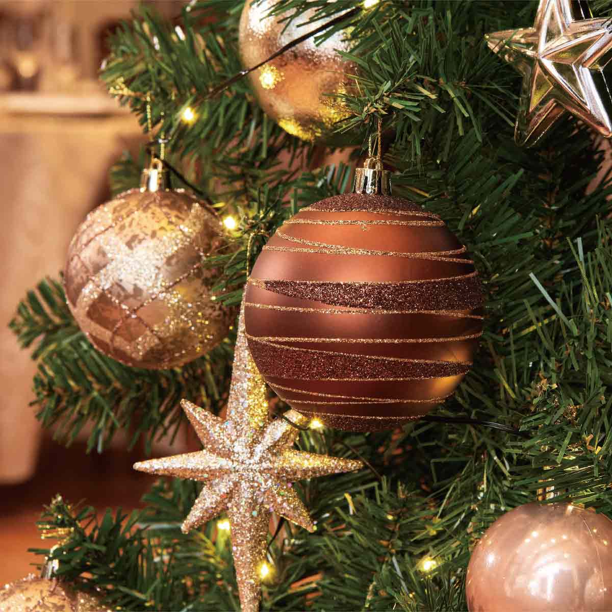 ポットライトクリスマスツリー コパーゴールド ［ストエキオリジナル