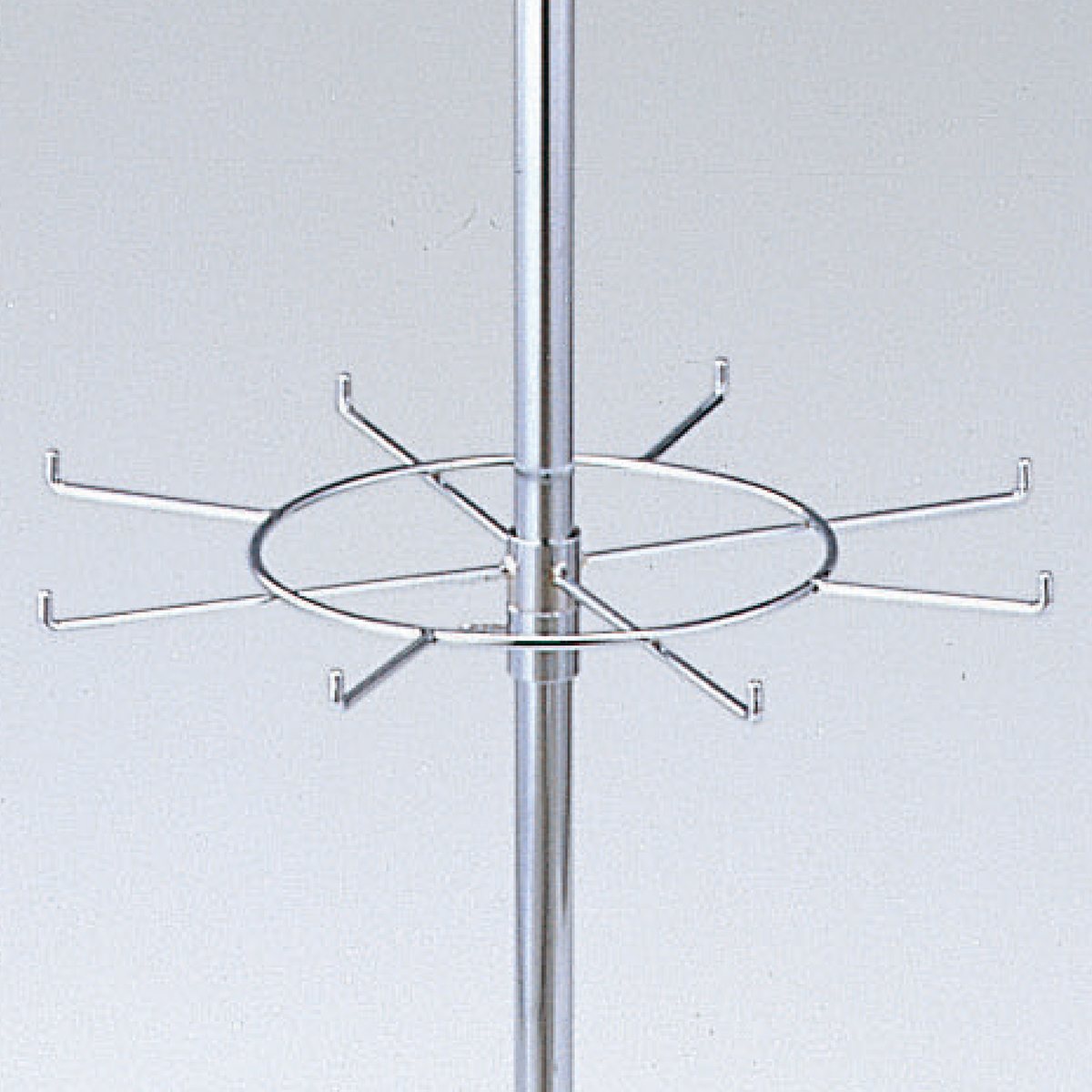 円型フック4段回転小物掛け〔ストエキオリジナル〕 ホワイト