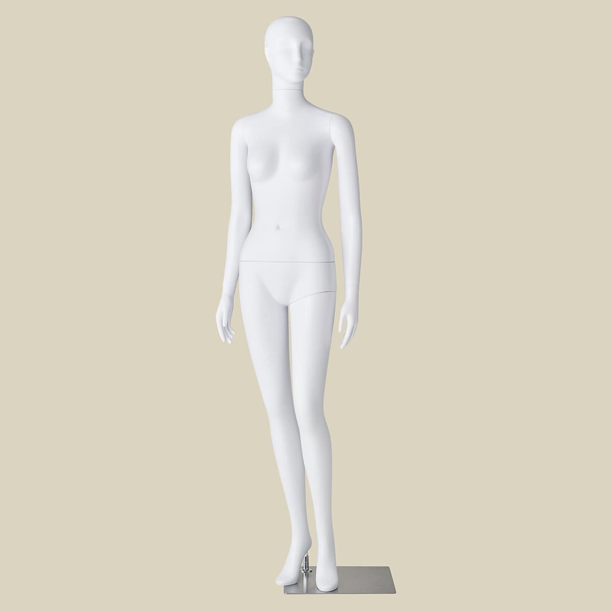 軽量ABS製 婦人全身リアルマネキン 直立ポーズ〔ストエキオリジナル〕