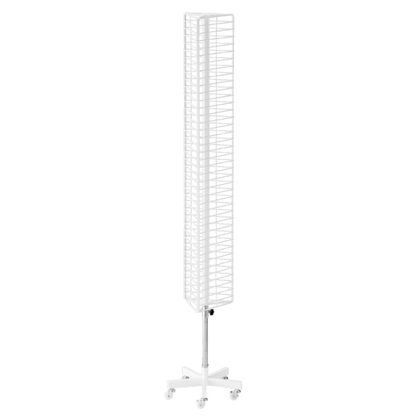 スリム回転ネット什器〔ストエキオリジナル〕 三角