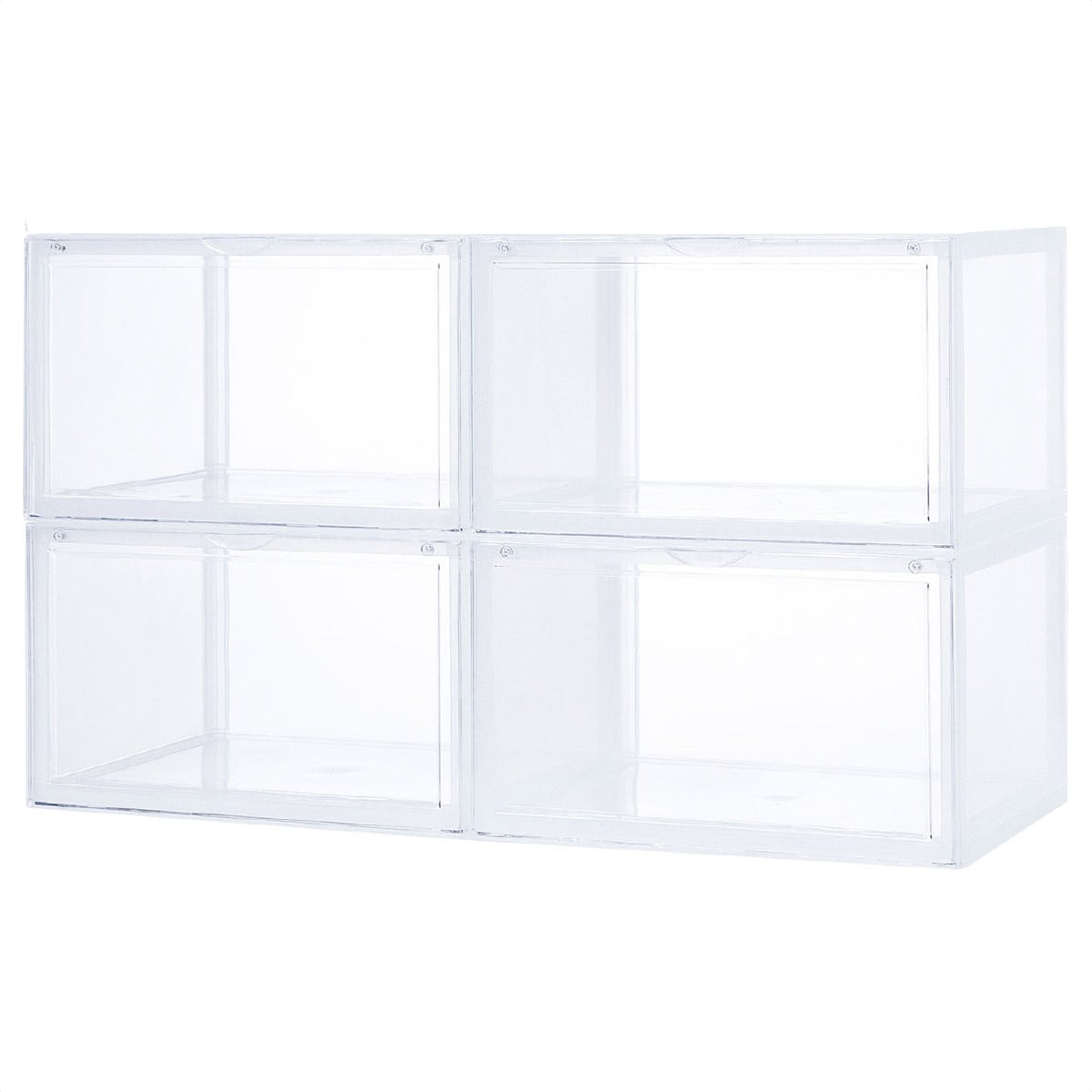 bcl シューズケース KD サイド 6個セット クリア