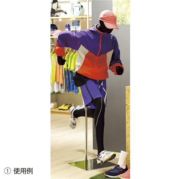 フレキシブルマネキン 黒 婦人