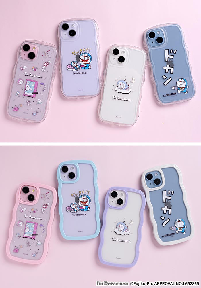 iPhone 15/14/13専用]アイムドラえもん うねうねケース