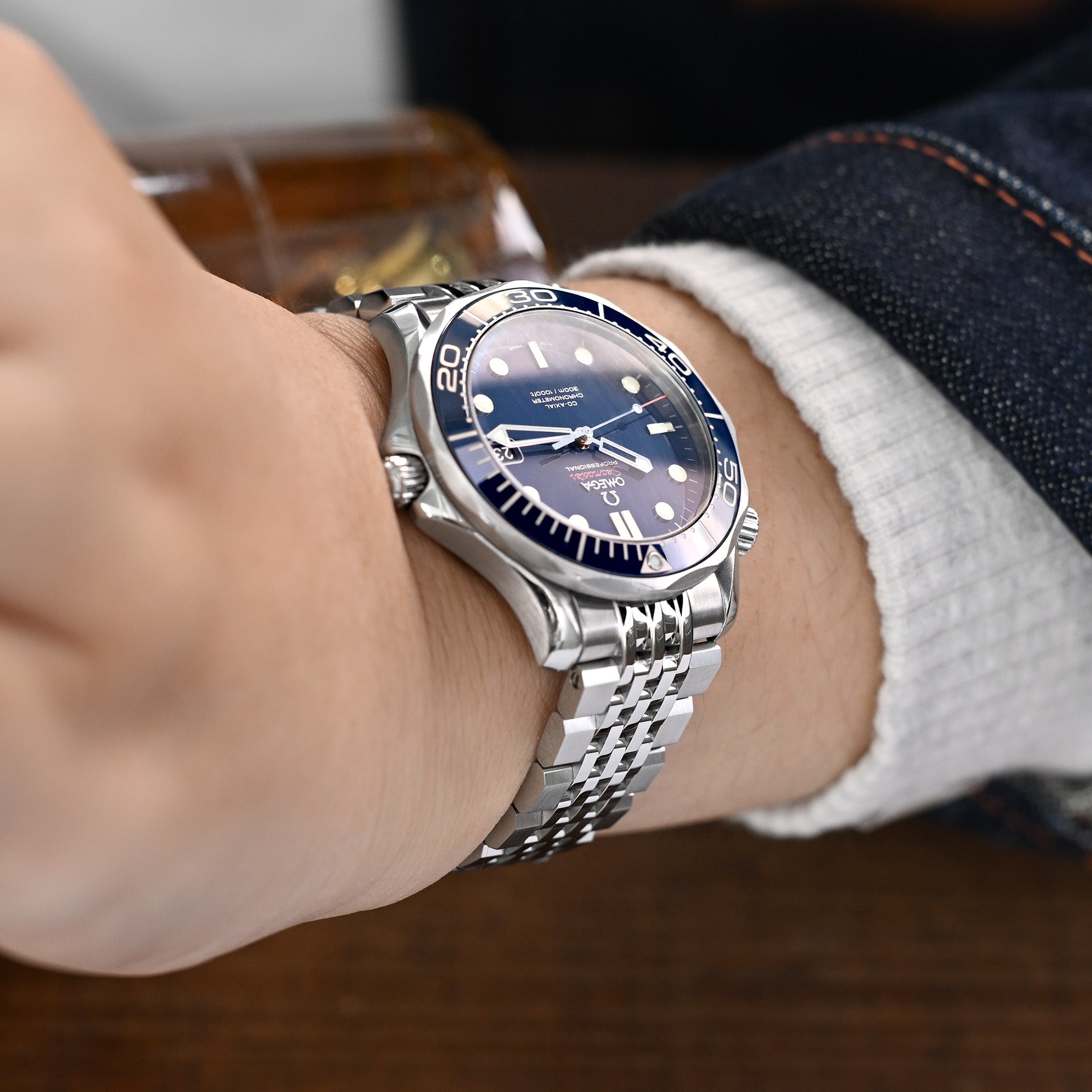 Omega Seamaster 41mmStainless Steel Asteroid Watch Bands | Strapcode