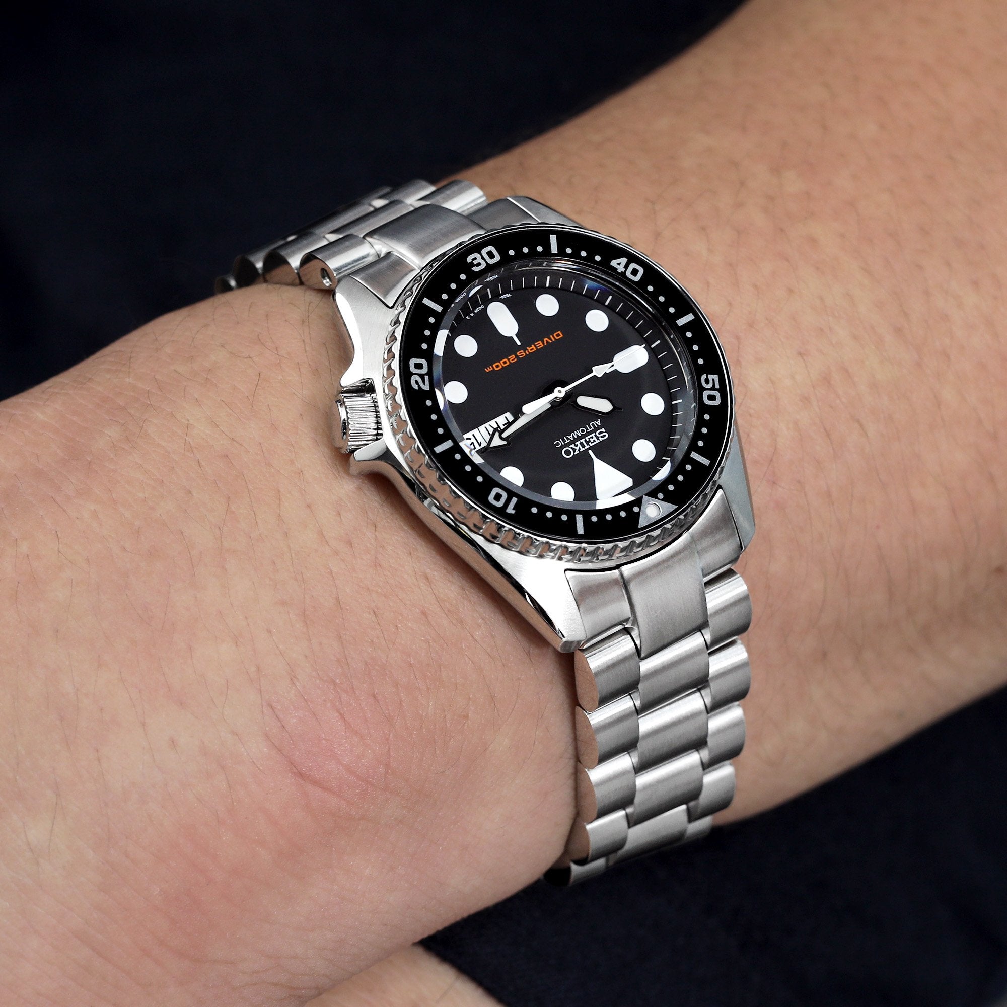 20mm Endmill Stainless Steel Bracelet for Seiko SKX013 | StrapCode