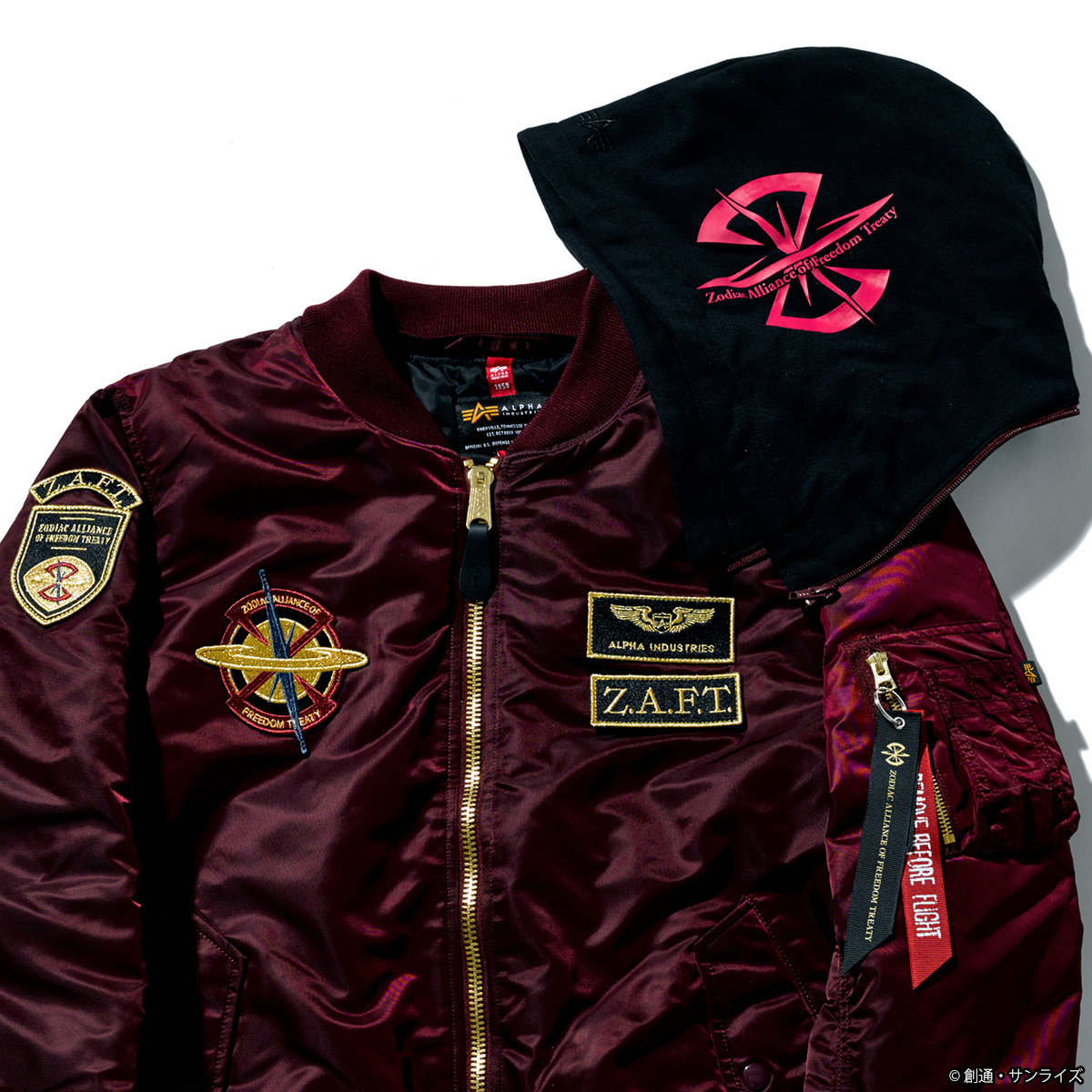 STRICT-G×ALPHA INDUSTRIES MA-1 NATUS『機動戦士ガンダムSEED