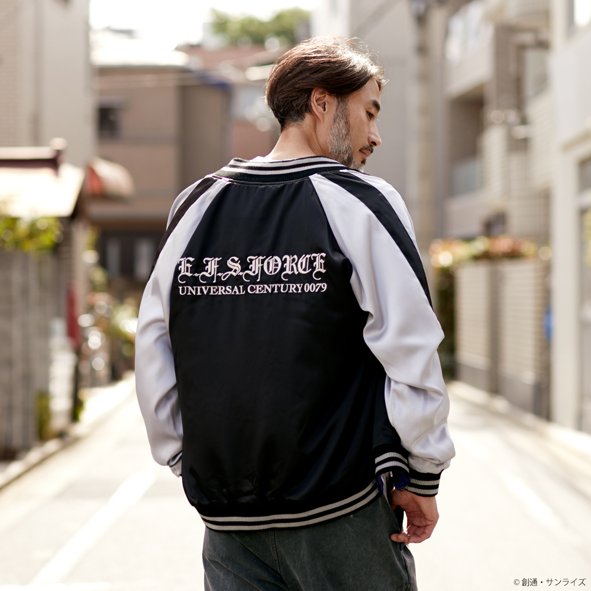 ガンダムシリーズより『機動戦士ガンダム』JAPAN柄スカジャン