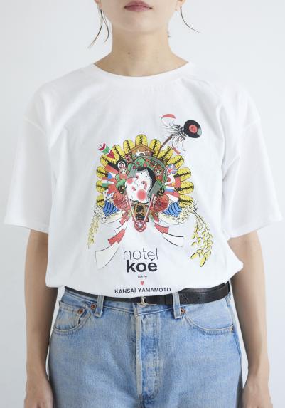 戦場のメリークリスマス Tシャツ　山本寛斎デザイン 希少/デッドストック【80s vintage/山本 寛斎】歌舞伎/半袖 Tシャツ