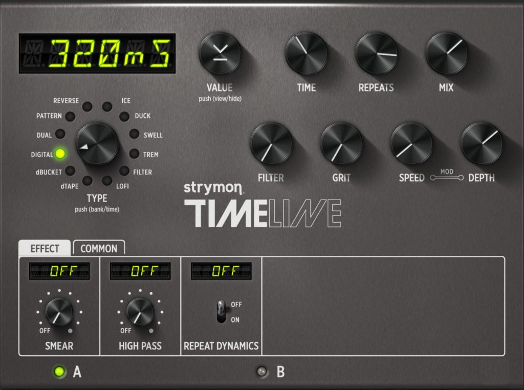 TimeLine Digital Delay Machine Video Presets - Strymon