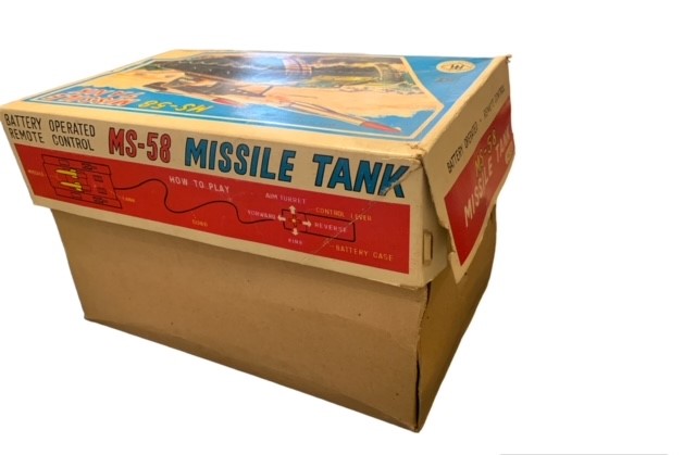 増田屋 MS-58 MISSLE TANK 3458 ブリキ戦車 昭和レトロ ビンテージTOY